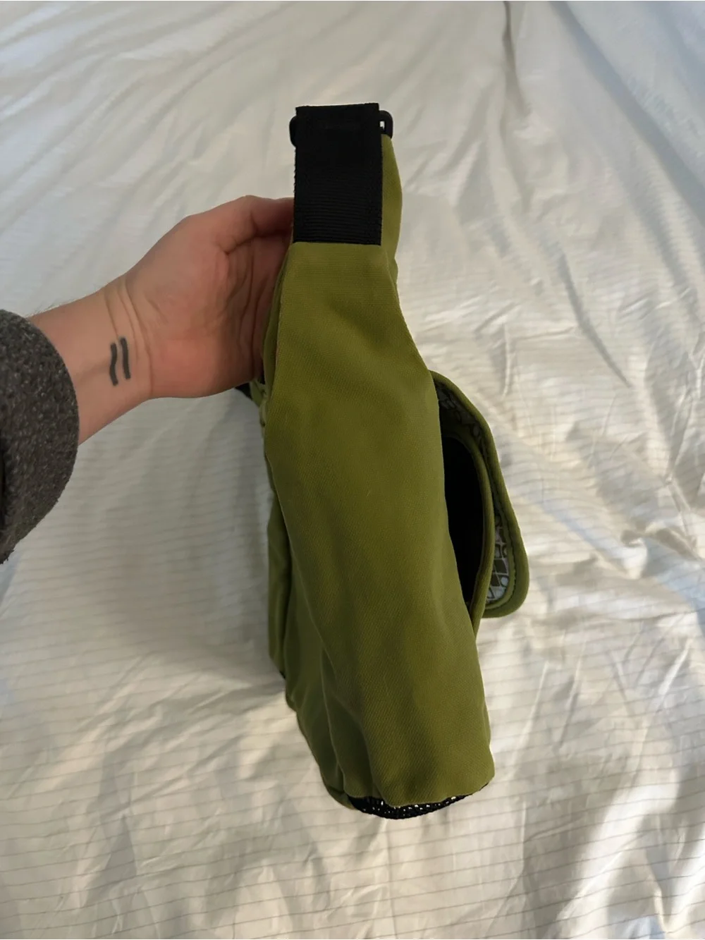 VTG Overland Equipment Donner Crossbody Travel Bag Olive Green Gorpcore Y2K